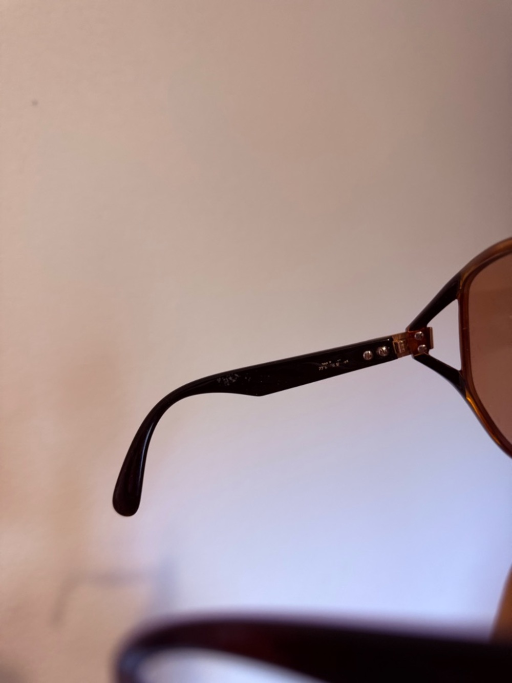 Christian Dior | Vintage Tortoiseshell Brown Oversized Sunglasses - Picture 6 of 6